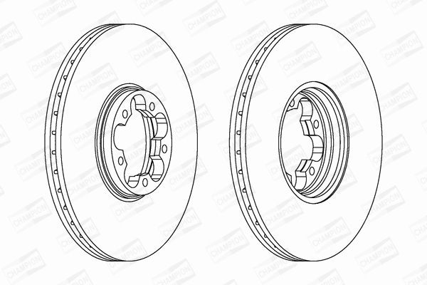 562140CH CHAMPION Тормозной диск (фото 1)