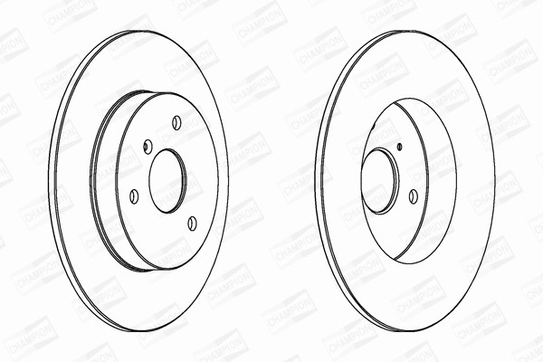 562155CH CHAMPION Тормозной диск (фото 1)