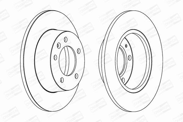 562164CH CHAMPION Тормозной диск (фото 1)