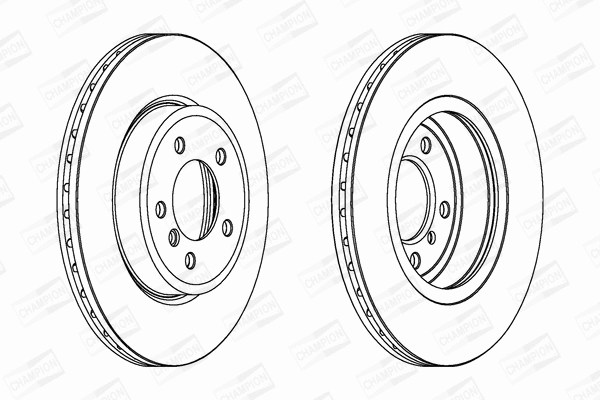 562188CH-1 CHAMPION Тормозной диск (фото 1)