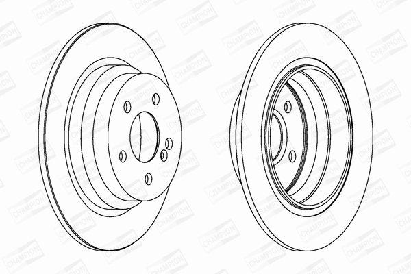 562213CH CHAMPION Тормозной диск (фото 1)