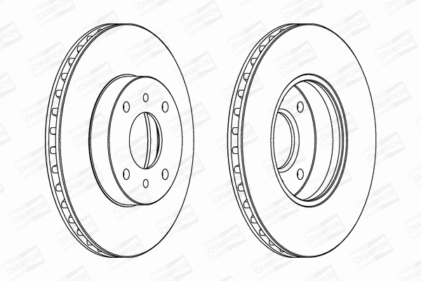 562232CH CHAMPION Тормозной диск (фото 1)