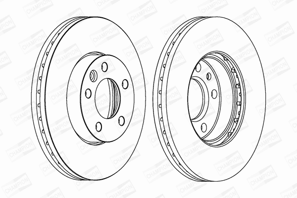 562234CH-1 CHAMPION Тормозной диск (фото 1)