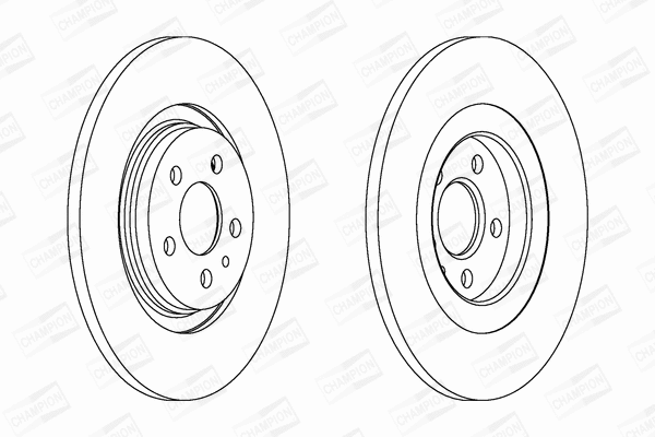 562246CH CHAMPION Тормозной диск (фото 1)