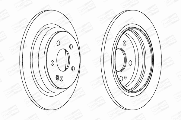 562263CH CHAMPION Тормозной диск (фото 1)