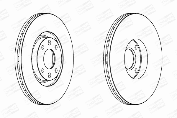 562267CH CHAMPION Тормозной диск (фото 1)