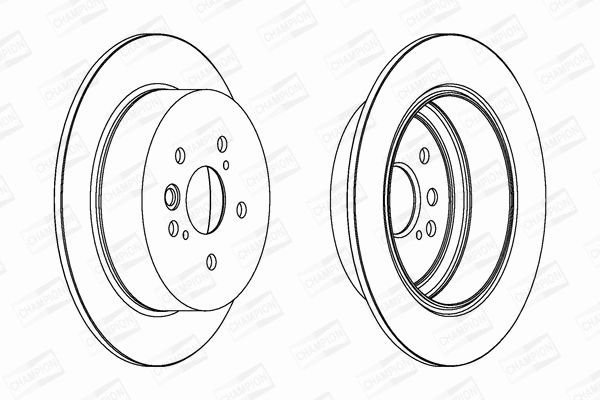 562288CH CHAMPION Тормозной диск (фото 1)