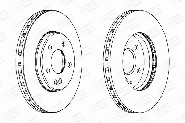 562314CH CHAMPION Тормозной диск (фото 1)