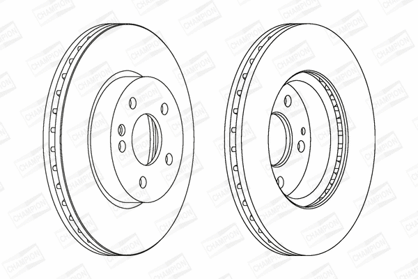 562392CH CHAMPION Тормозной диск (фото 1)