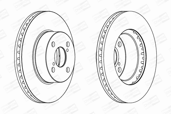 562414CH CHAMPION Тормозной диск (фото 1)