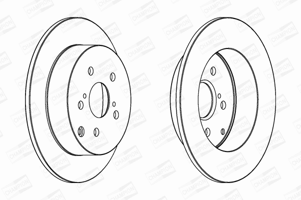 562415CH CHAMPION Тормозной диск (фото 1)