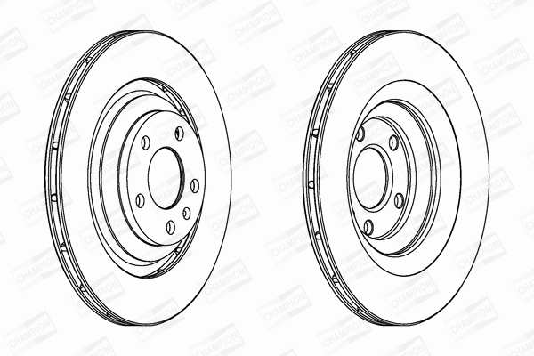 562512CH CHAMPION Тормозной диск (фото 1)