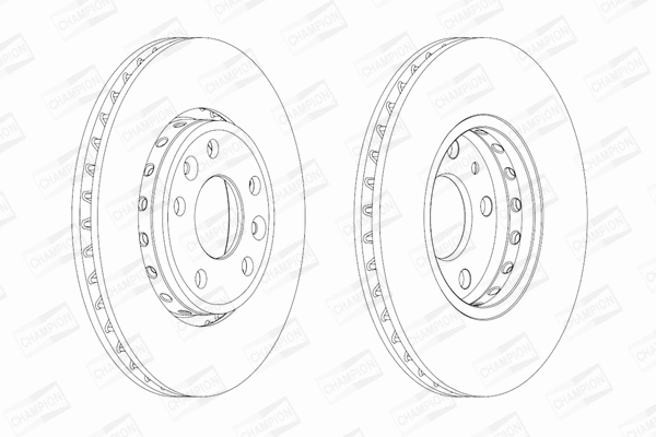 562595CH CHAMPION Тормозной диск (фото 1)