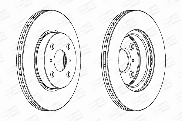 562602CH CHAMPION Тормозной диск (фото 1)
