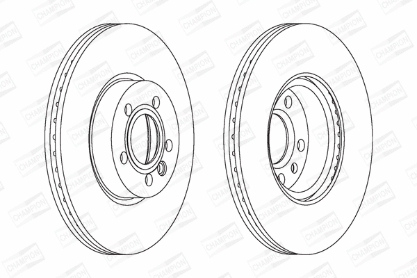 562626CH CHAMPION Тормозной диск (фото 1)