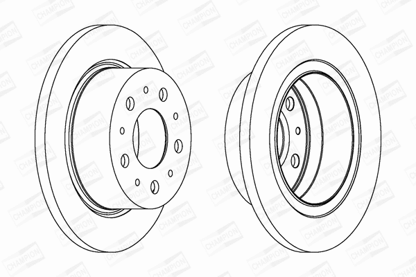 562629CH-1 CHAMPION Тормозной диск (фото 1)