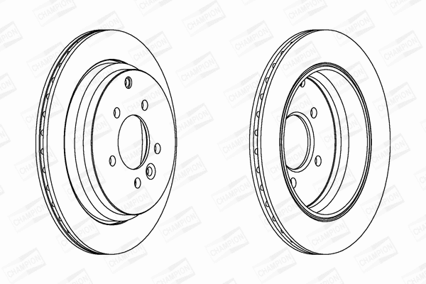 562653CH CHAMPION Тормозной диск (фото 1)