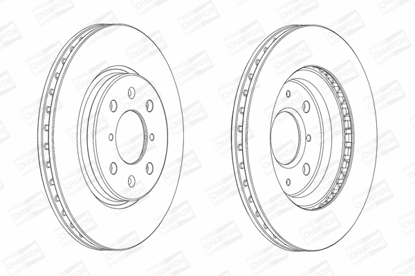 562694CH CHAMPION Тормозной диск (фото 1)