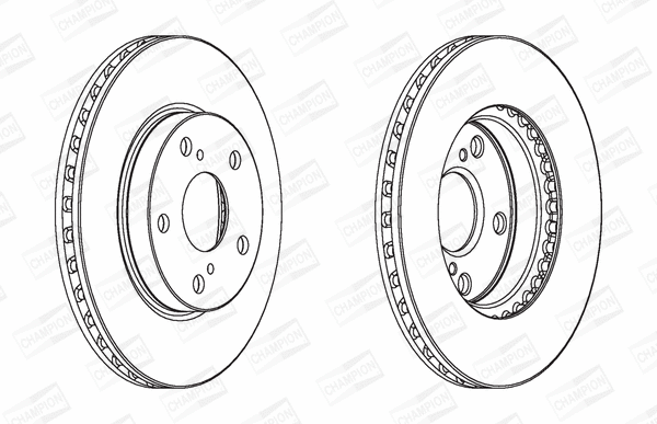 562736CH CHAMPION Тормозной диск (фото 1)
