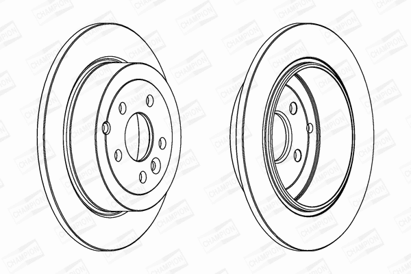 562765CH CHAMPION Тормозной диск (фото 1)