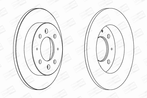 562788CH CHAMPION Тормозной диск (фото 1)