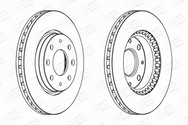 562794CH CHAMPION Тормозной диск (фото 1)