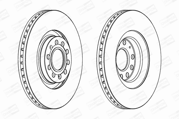 562978CH-1 CHAMPION Тормозной диск (фото 1)