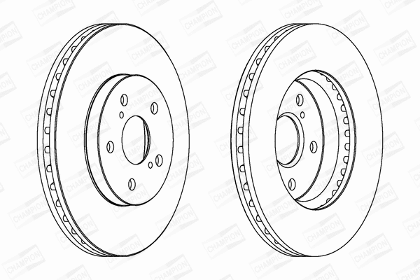 563047CH CHAMPION Тормозной диск (фото 1)