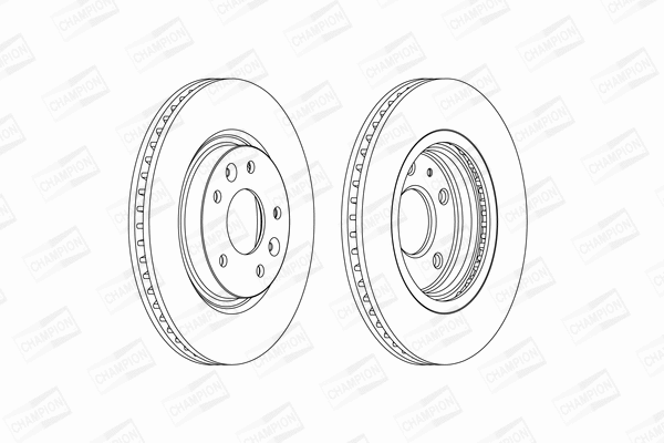 563120CH CHAMPION Тормозной диск (фото 1)