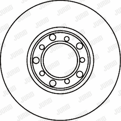 561022J JURID Тормозной диск (фото 1)