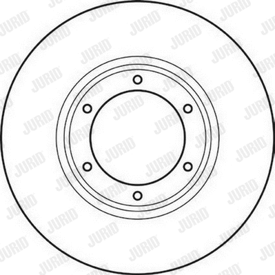 561043JC JURID Тормозной диск (фото 1)