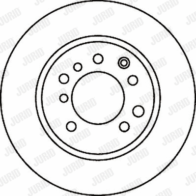 561050J JURID Тормозной диск (фото 1)