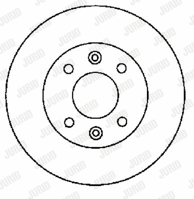 561081J JURID Тормозной диск (фото 1)