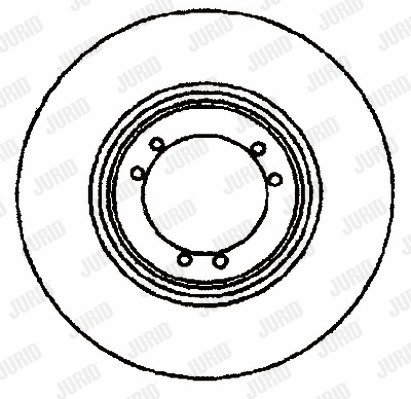 561085J JURID Тормозной диск (фото 1)