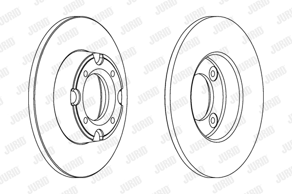 561113J JURID Тормозной диск (фото 1)