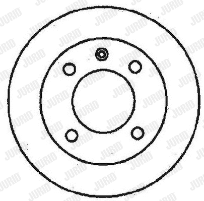 561114J JURID Тормозной диск (фото 1)