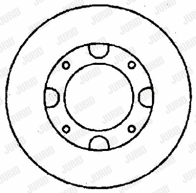 561125J JURID Тормозной диск (фото 1)