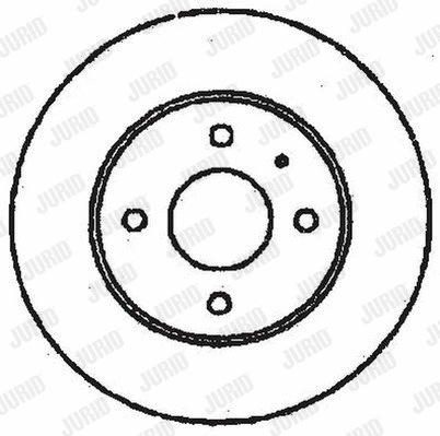 561129J JURID Тормозной диск (фото 1)