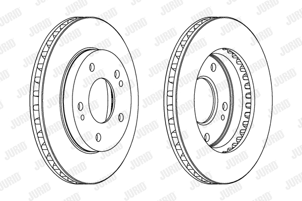 561148J JURID Тормозной диск (фото 1)