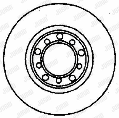 561166J JURID Тормозной диск (фото 1)