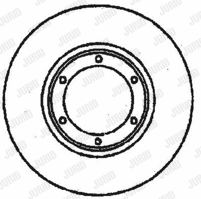 561168J JURID Тормозной диск (фото 1)
