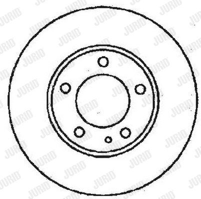 561186J JURID Тормозной диск (фото 1)