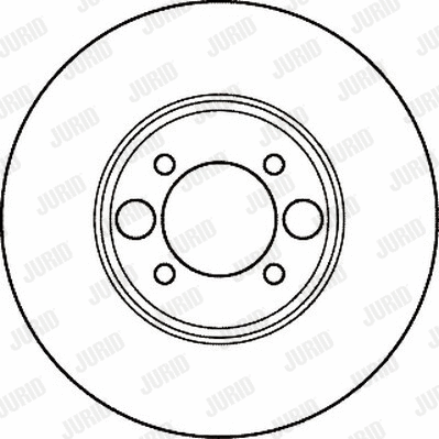561208J-1 JURID Тормозной диск (фото 1)