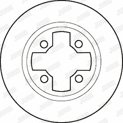 561220J JURID Тормозной диск (фото 1)