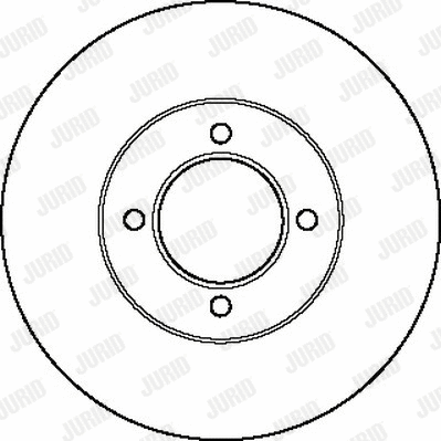 561233J JURID Тормозной диск (фото 1)