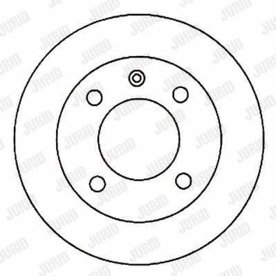 561251J JURID Тормозной диск (фото 1)