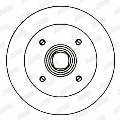561280J JURID Тормозной диск (фото 1)