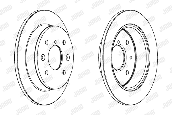 561281J JURID Тормозной диск (фото 1)