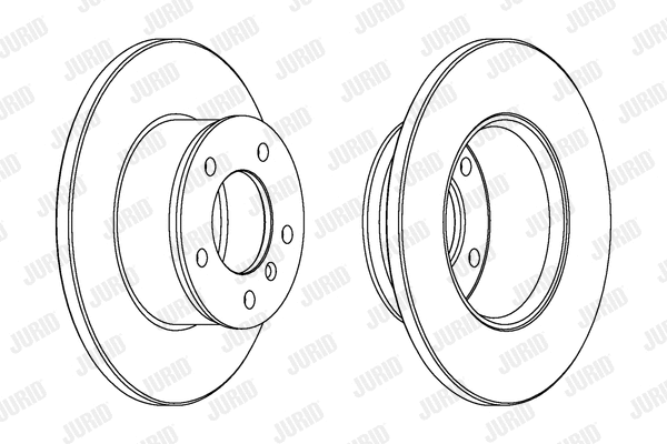 561283J JURID Тормозной диск (фото 1)