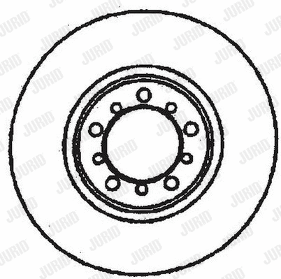 561283J JURID Тормозной диск (фото 2)